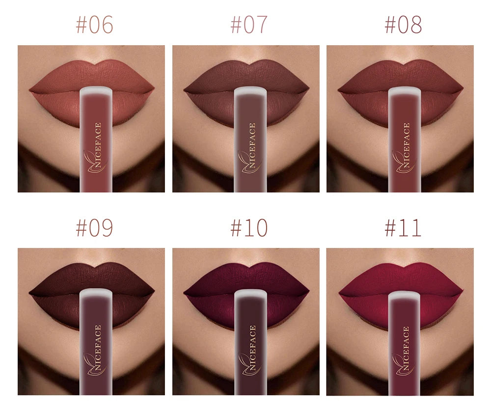 Long-Lasting Velvet Matte Liquid Lipstick - 13