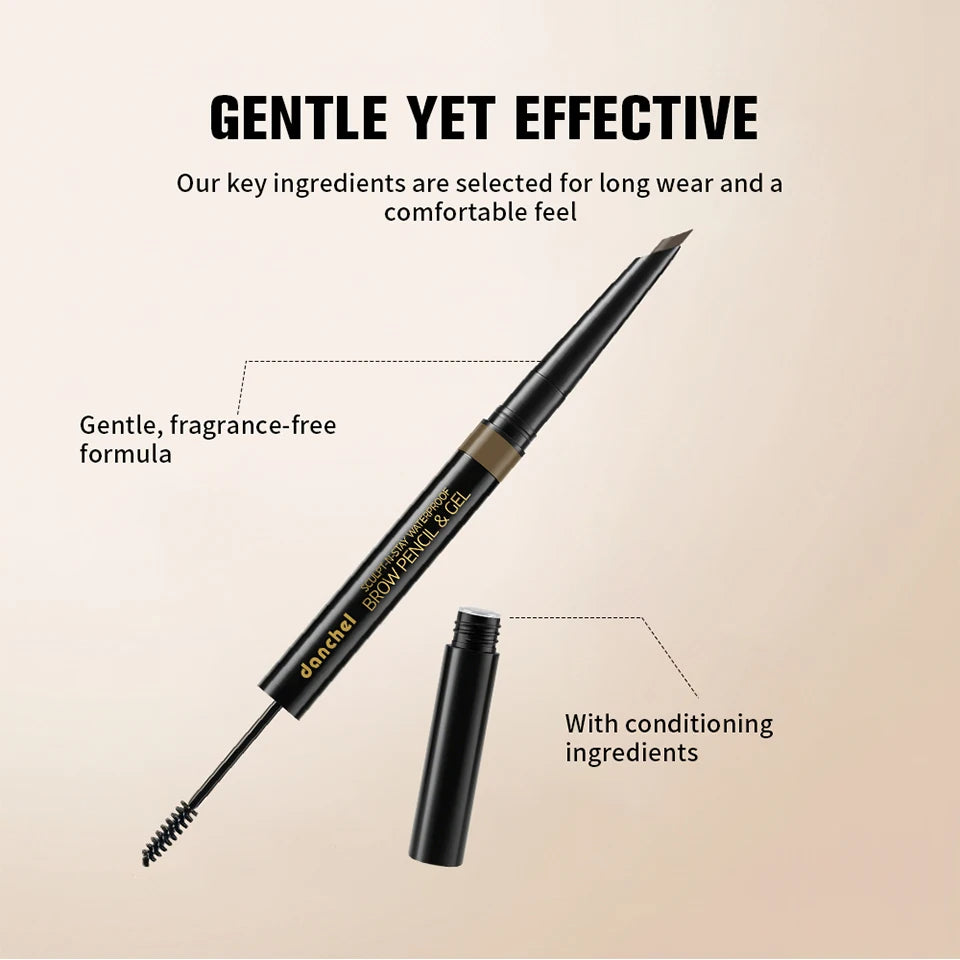 2-in-1 Waterproof Eyebrow Pencil and Sculpting Gel - 11