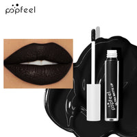 Long-Lasting Black Matte Liquid Lipstick