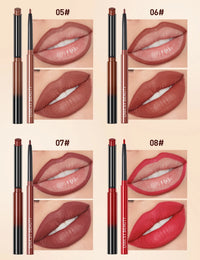 Matte Lipstick and Lip Liner Duo Set