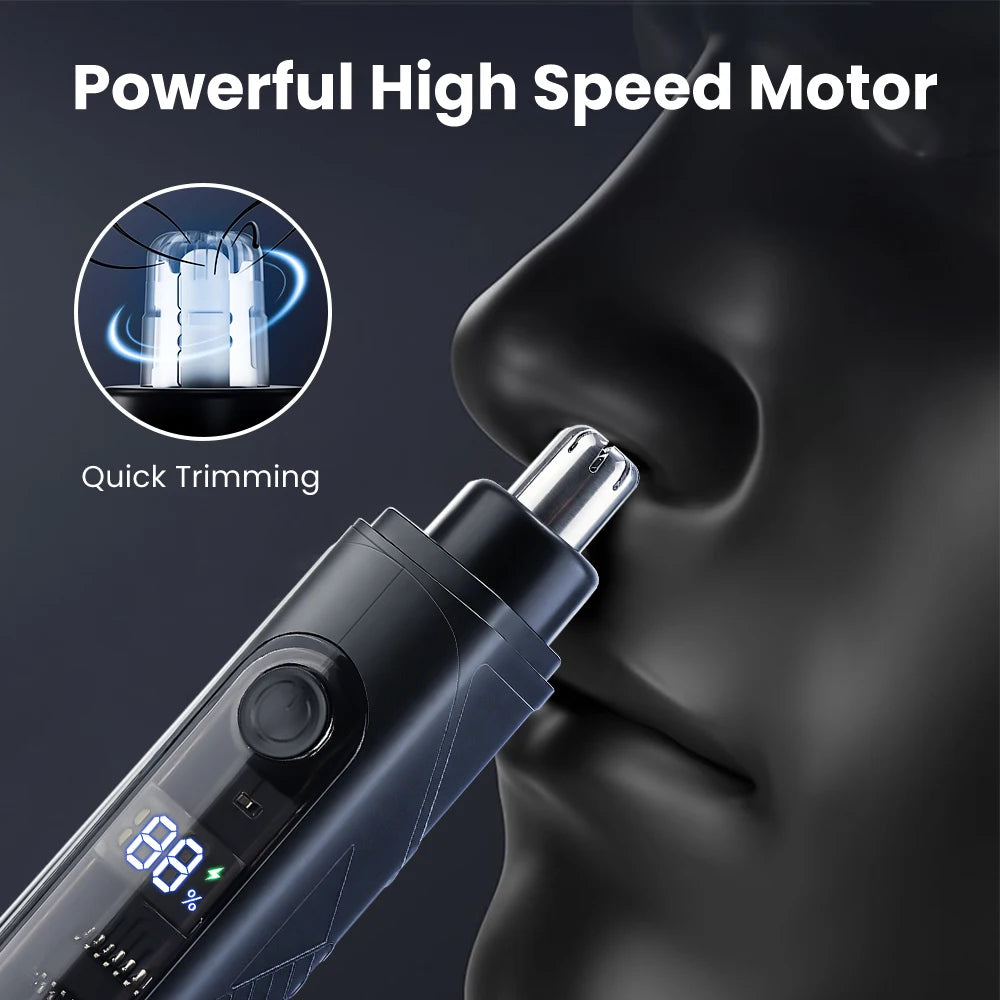 3-in-1 Rechargeable Electric Nose, Ear, and Eyebrow Trimmer Kit - 23