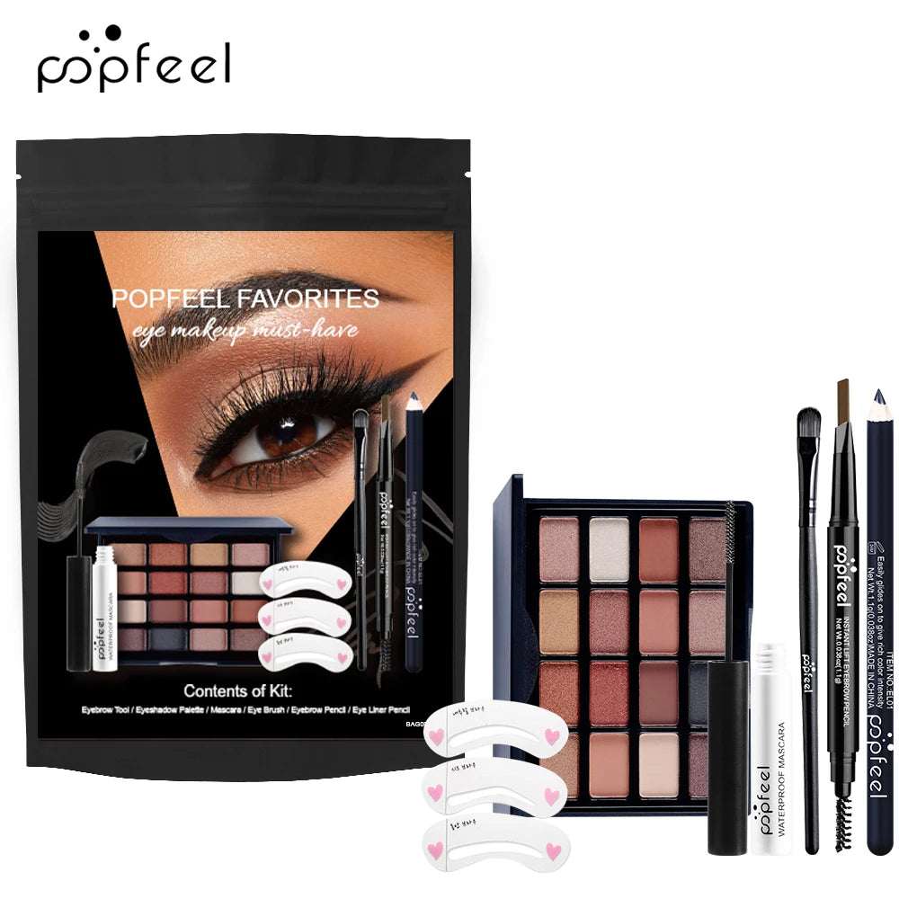 All-in-One Professional Eye Makeup Travel Kit - 7