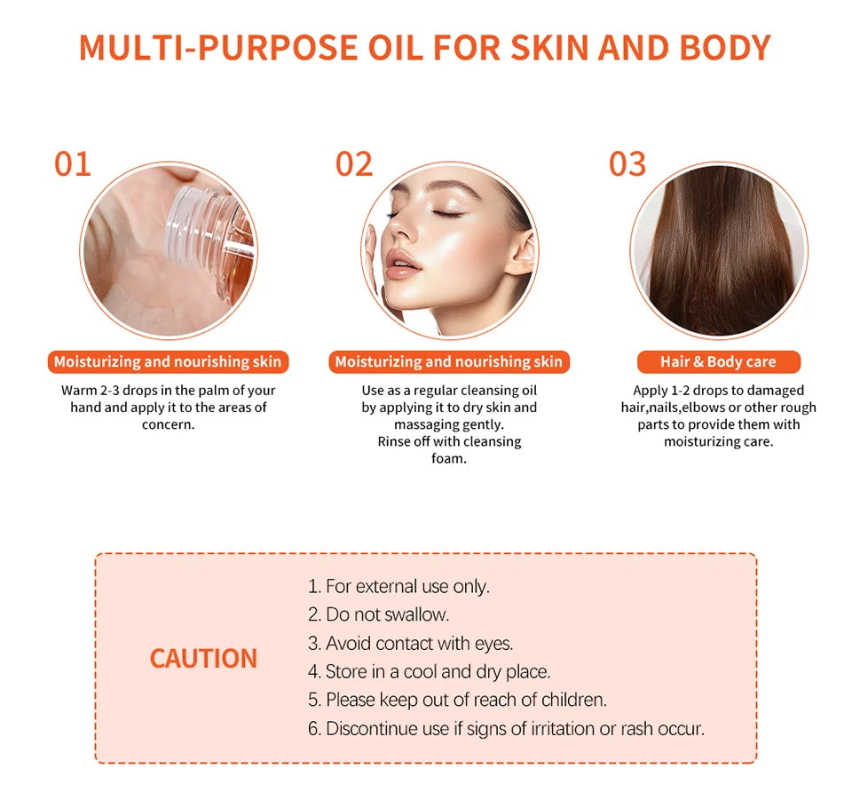 Multipurpose Hydrating Skincare Oil for Face, Body, and Hair - 14