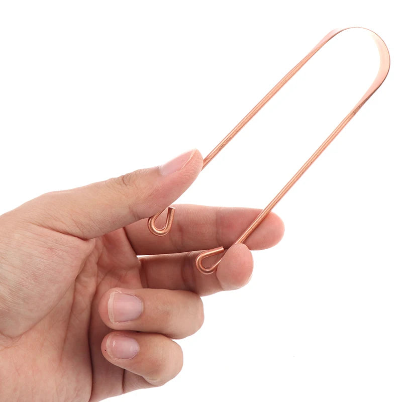 Pure Copper Tongue Scraper for Fresh Breath - 4