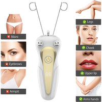 Electric Threading Epilator for Painless Facial Hair Removal
