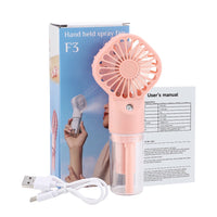 Portable Handheld Mist Fan with Humidifier