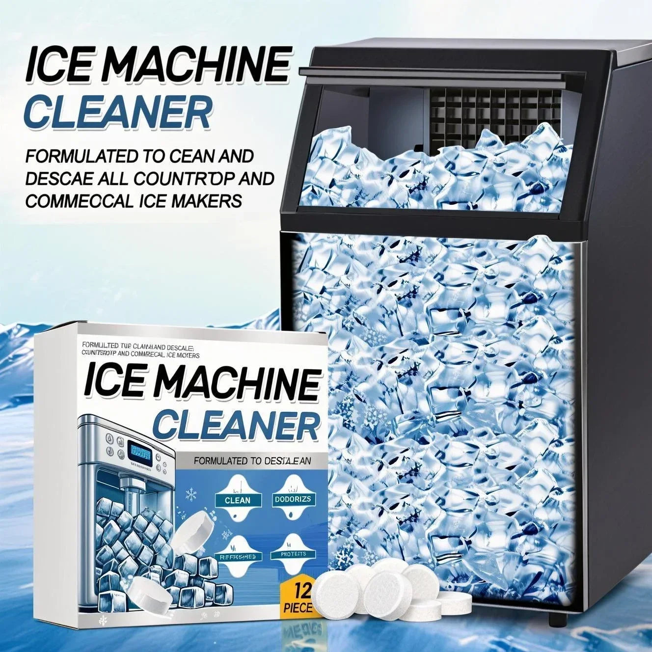 Ice Machine Descaler Tablets for Deep Cleaning - 2