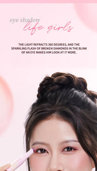Water-Gloss Shimmer Eyeshadow Stick for Long-Lasting Makeup