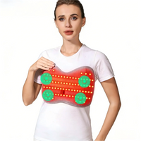 Red Light Heating Chest Massager for Pain Relief