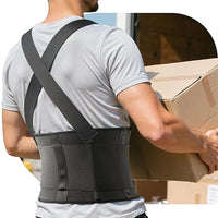 Adjustable Back Support Brace for Heavy Lifting and Pain Relief