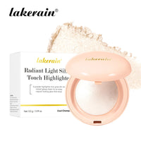 Baked Pearl Shimmer Highlighter Powder for Radiant Glow