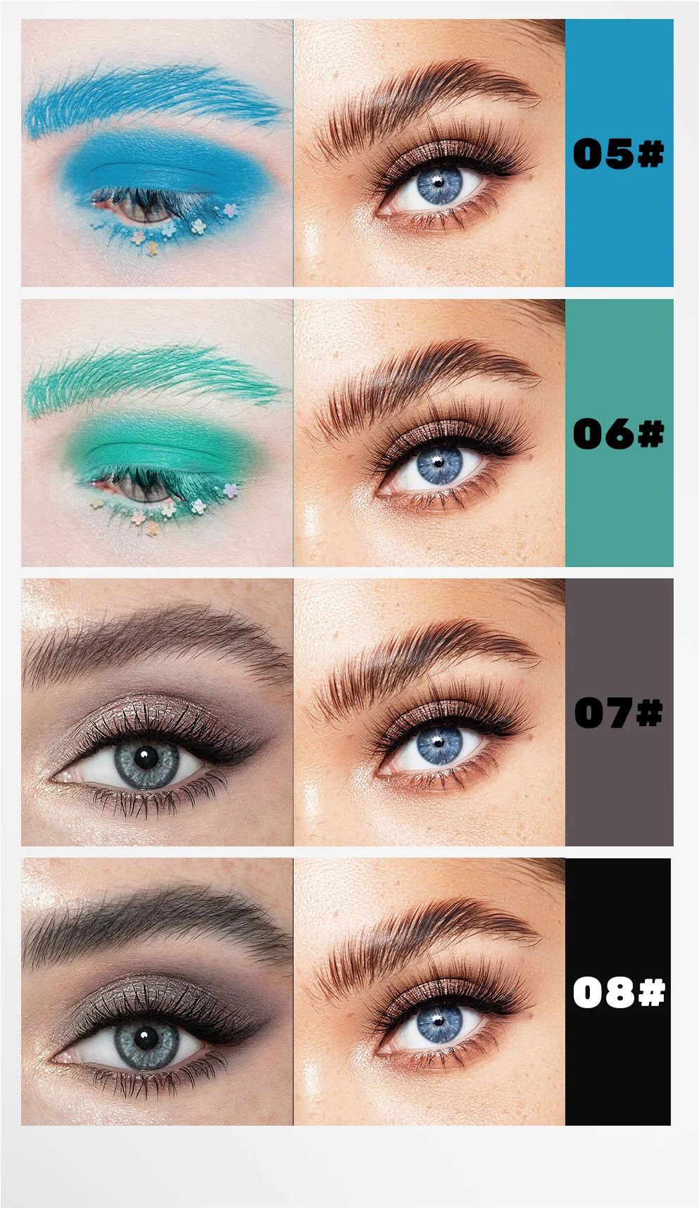 2-in-1 Waterproof Eyebrow Tint and Styling Gel - 15