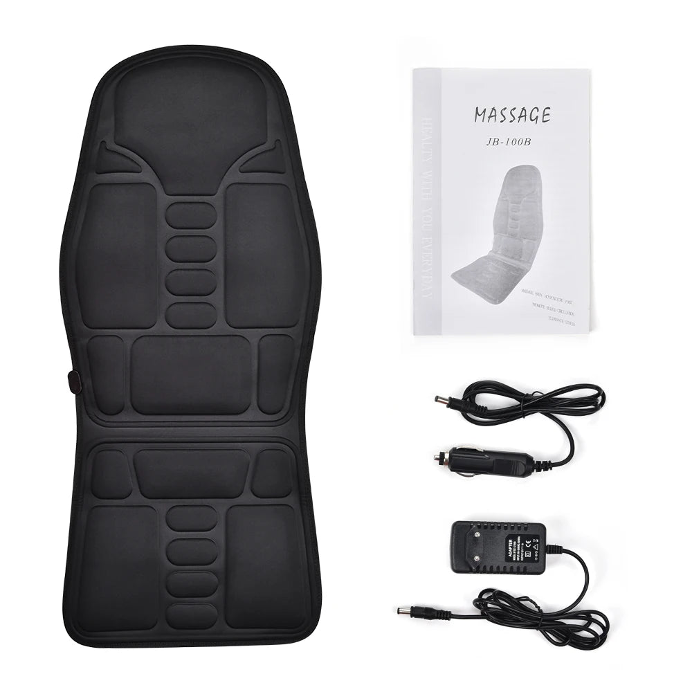 Full-Body Heated Vibration Massage Chair Cushion - 22
