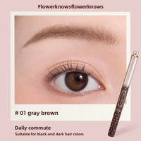 Dual-Ended Waterproof Eyebrow Pencil and Tint Gel