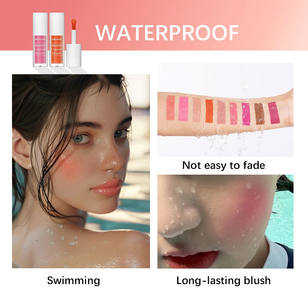 Long-Lasting Waterproof Liquid Cheek Blush - 4