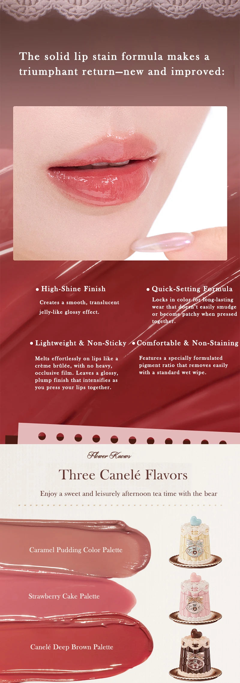 Hydrating Glossy Lip Tint for Long-Lasting Moisture - 9