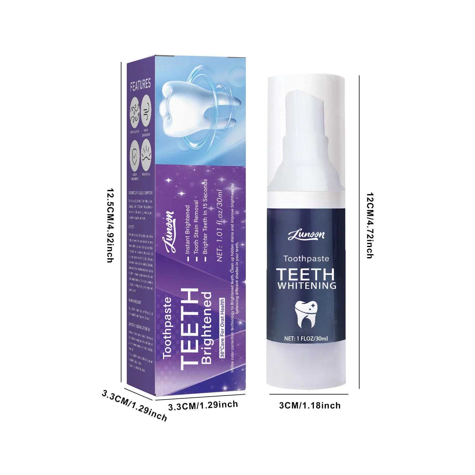 Color Correcting Teeth Whitening Foam - 10