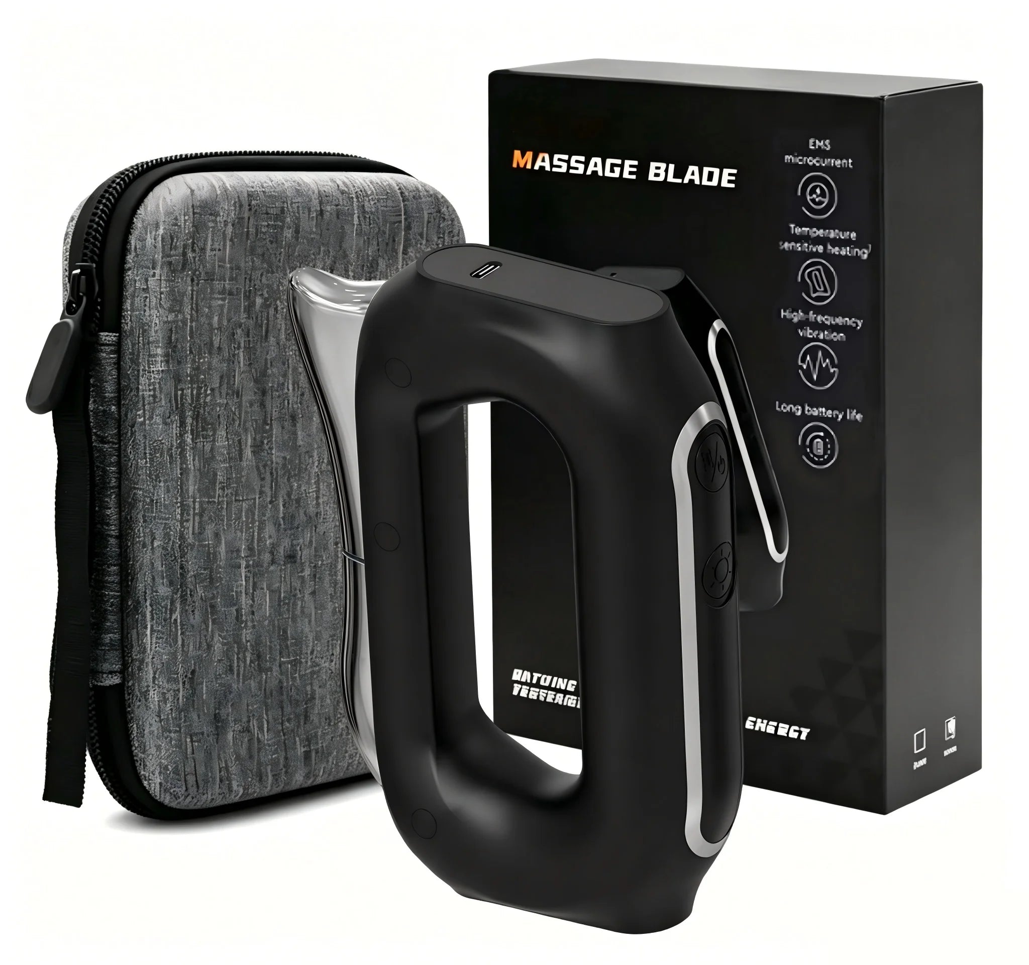 Electric EMS Vibration Muscle Recovery Massage Blade - 16