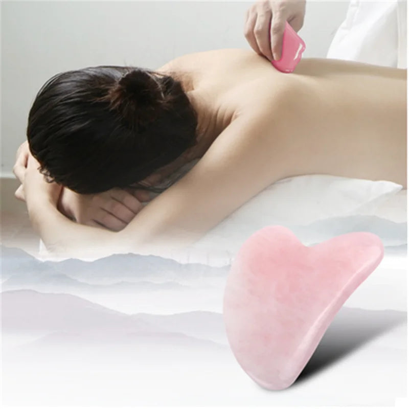 Natural Gua Sha Massage Stone for Facial Sculpting and Skin Care - 10