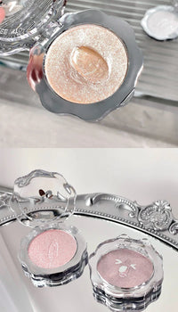 3D Shimmer Highlighter Powder for Radiant Glow