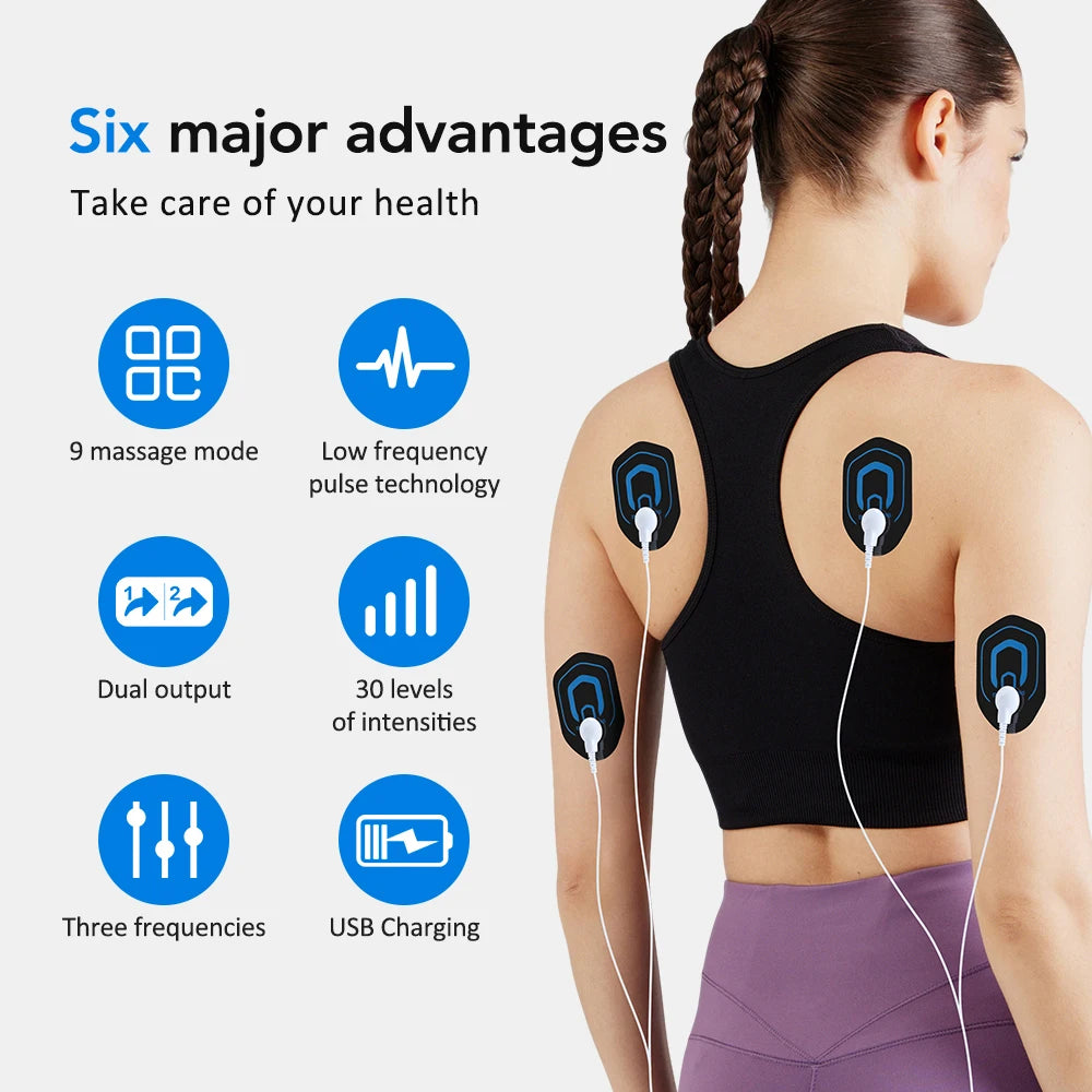 Portable Electric Muscle Relief TENS & EMS Massager - 2