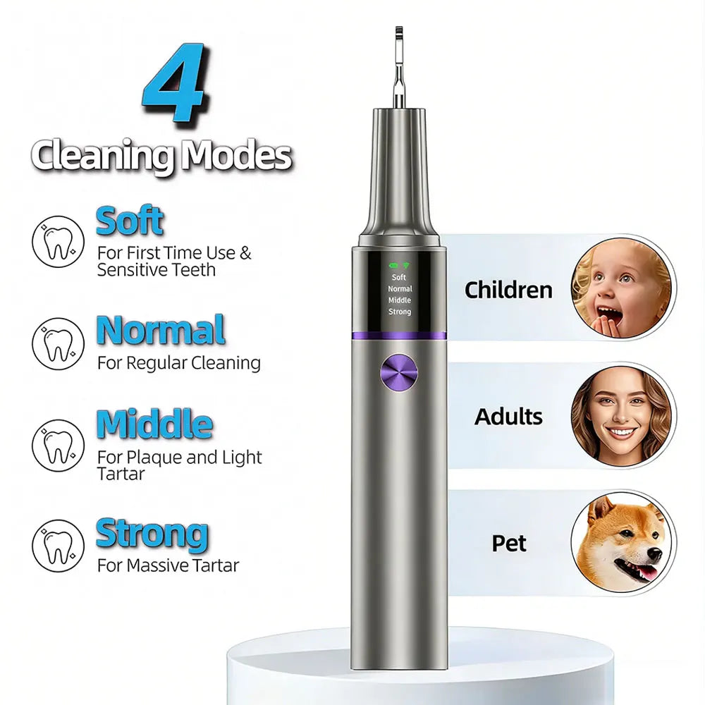 Visual Ultrasonic Teeth Cleaning & Plaque Remover - 8