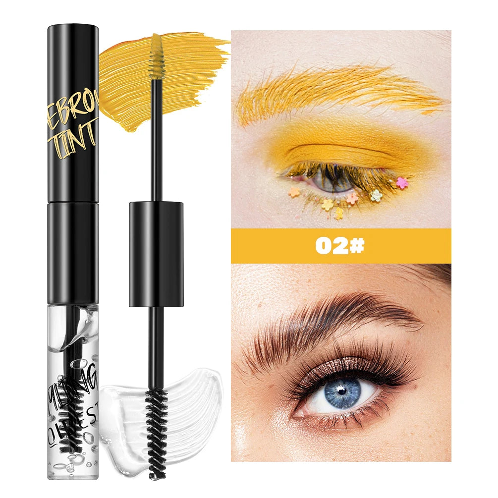 2-in-1 Waterproof Eyebrow Tint and Styling Gel - 28