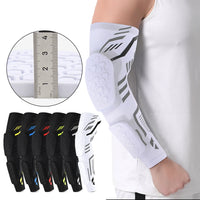 Padded Compression Arm Sleeve for Sports and Injury Protection