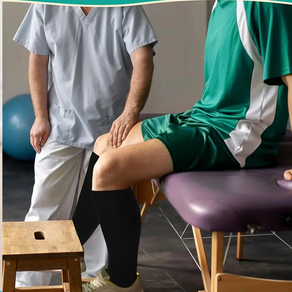 Toeless Compression Socks for Circulation and Edema Relief - 7