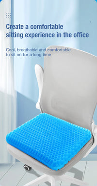 Honeycomb Gel Seat Cushion for Pressure Relief and Posture