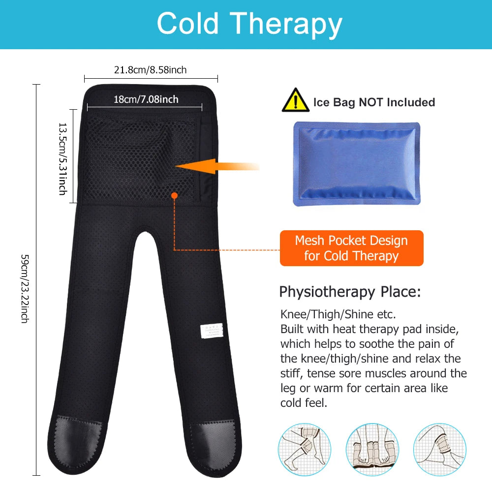 USB Electric Heated Knee Brace for Joint Pain and Recovery - 5