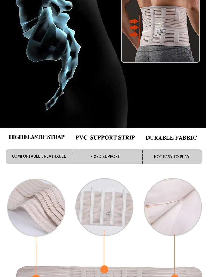 Adjustable Lumbar Support and Waist Trainer Belt - 10