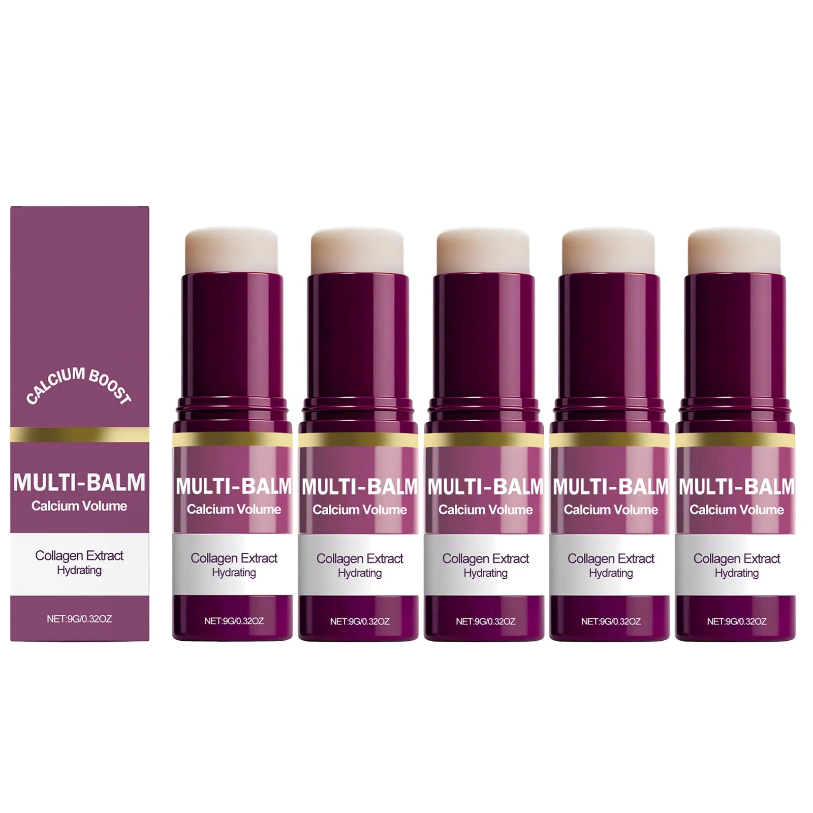 Collagen Calcium Hydrating Multi-Balm Stick for Face and Lips - 16