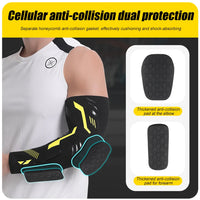 Padded Compression Arm Sleeve for Sports and Injury Protection