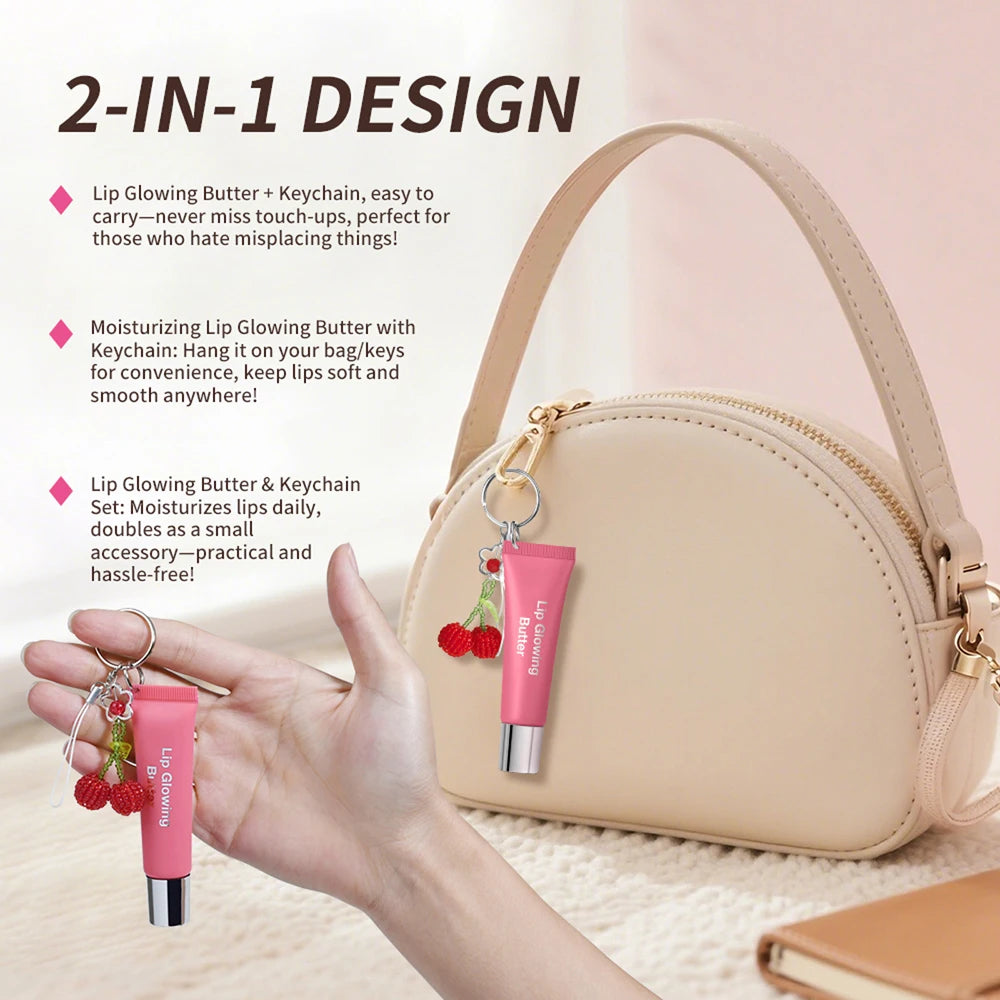 Hydrating Lip Glowing Butter with Keychain - 5