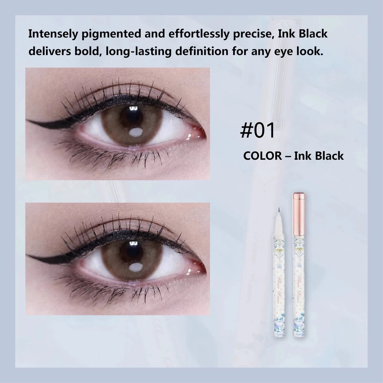Waterproof Precision Liquid Eyeliner for Long-Lasting Wear - 3