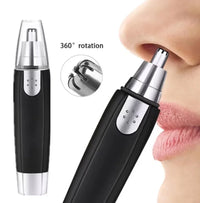 Electric Nose and Ear Hair Trimmer for Painless Grooming