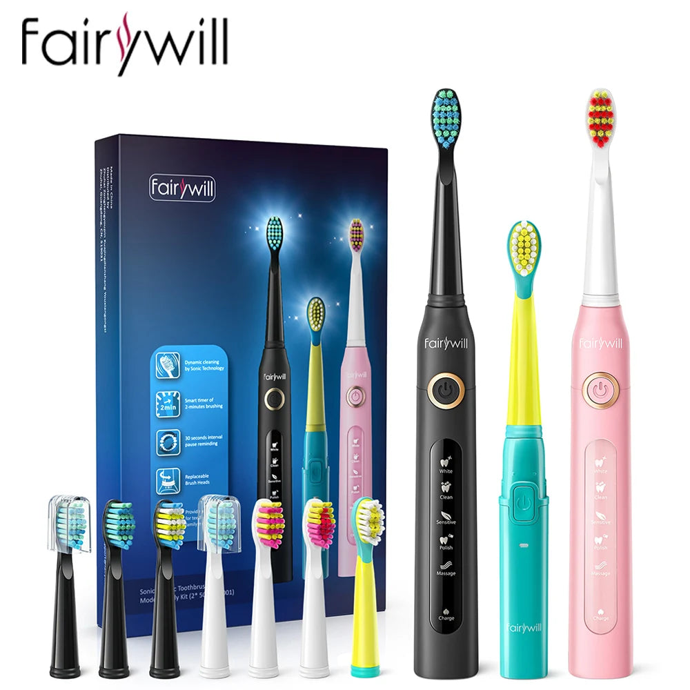 Rechargeable Sonic Electric Toothbrush for Family