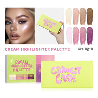 8-Color Cream Blush and Contour Palette