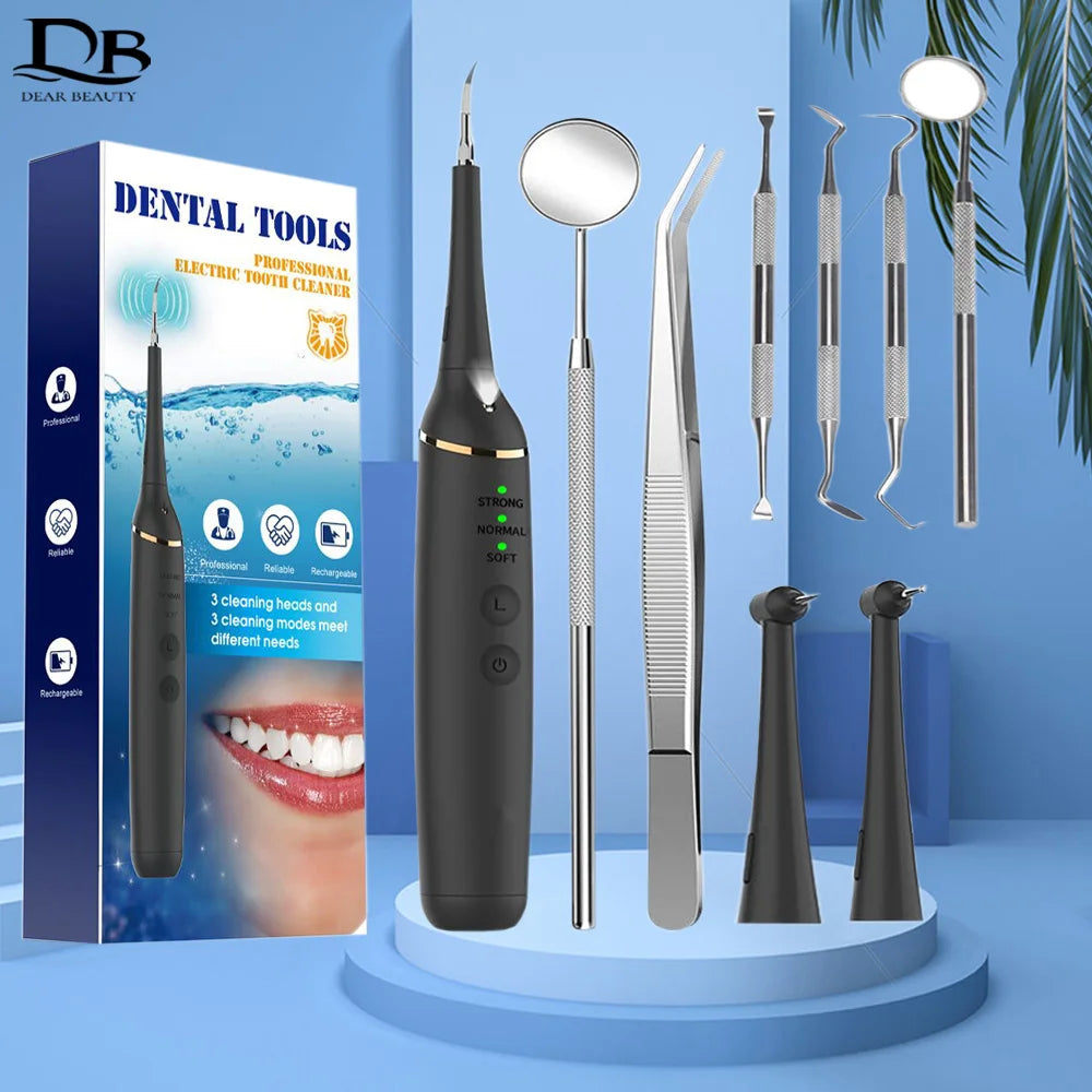 Electric Sonic Tooth Calculus & Tartar Remover Tool - 1
