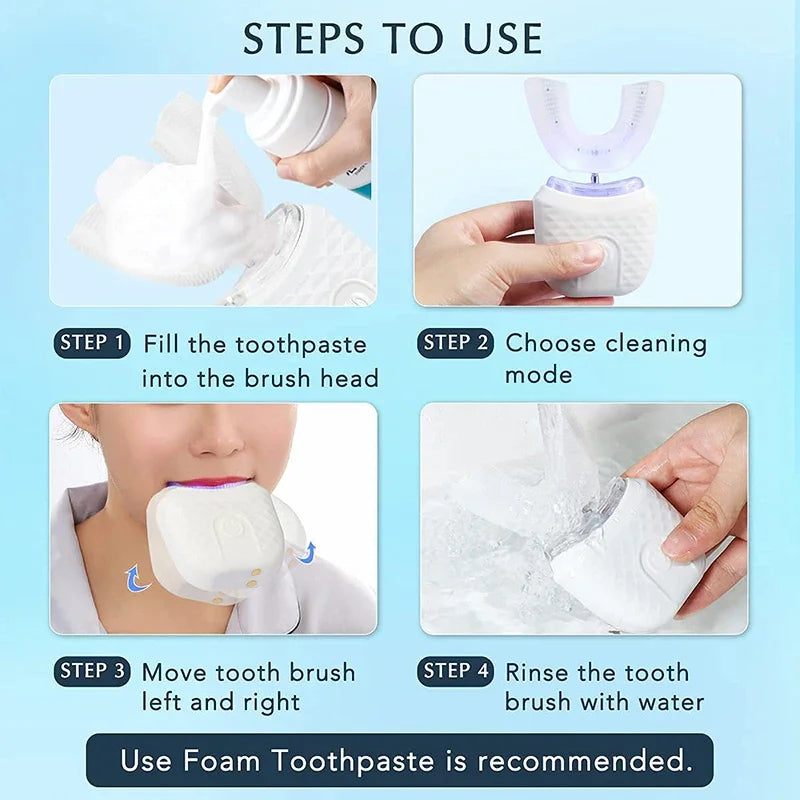 Intelligent U-Type Automatic Sonic Electric Toothbrush - 9
