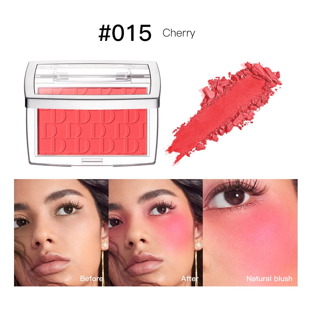Matte Embossed Blush Palette for Natural Cheek Glow - 19