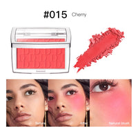 Matte Embossed Blush Palette for Natural Cheek Glow