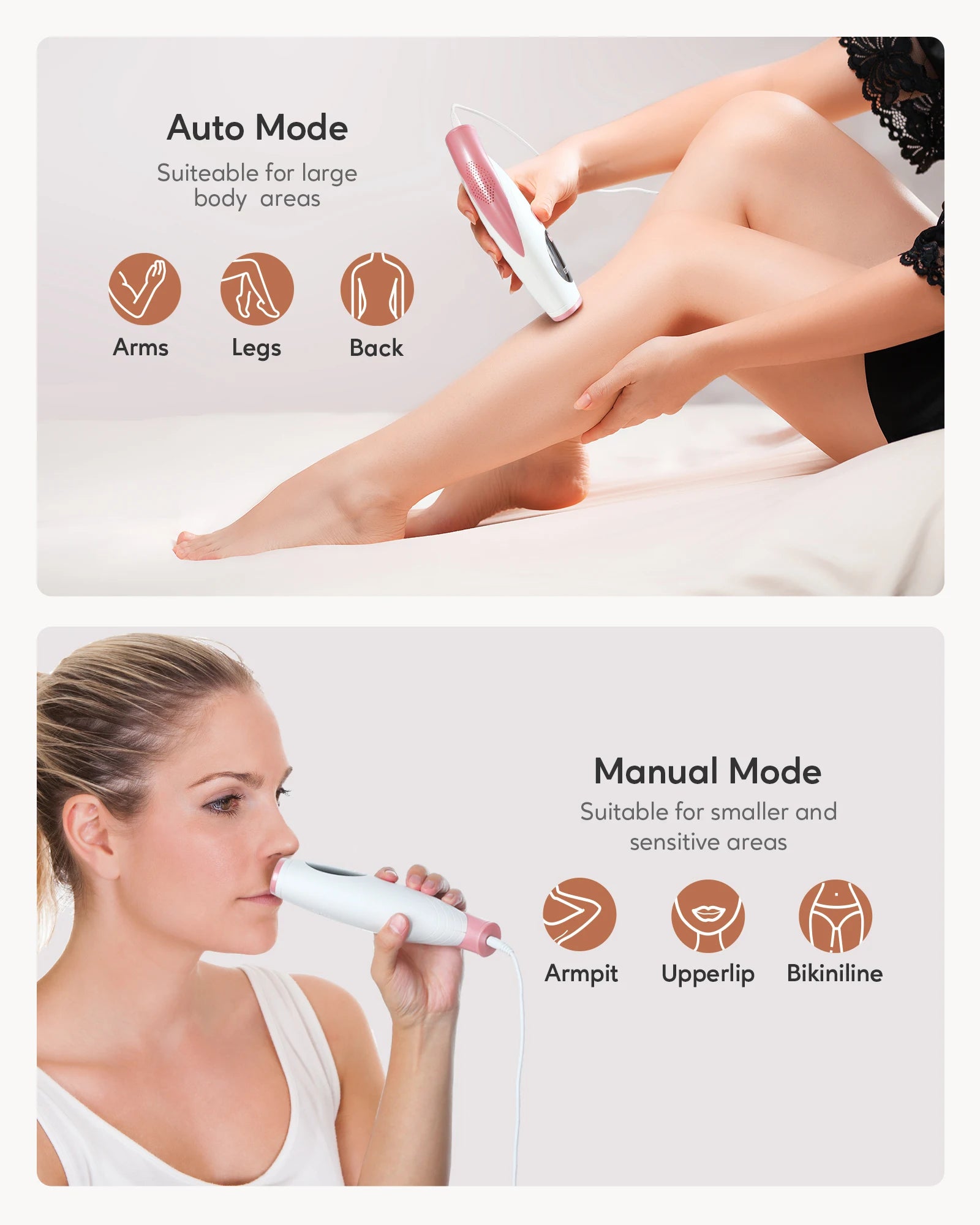 At-Home IPL Laser Hair Removal Device - 12