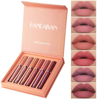 6-Piece Waterproof Matte Liquid Lipstick Set