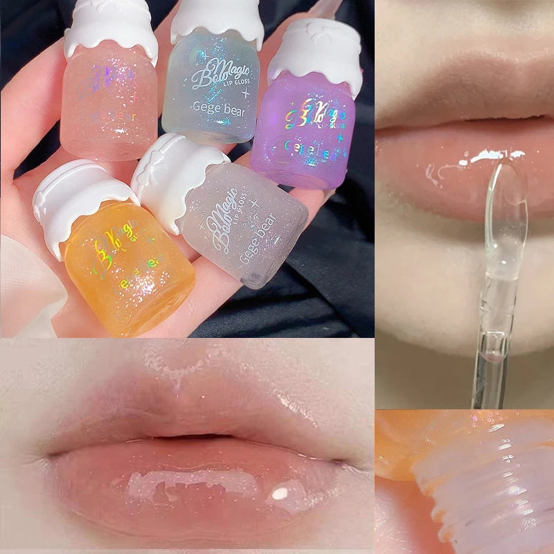 Hydrating Milk Jar Lip Gloss for Shiny Lips - 4