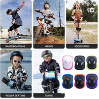 Protective Kids Knee and Elbow Pad Set for Sports