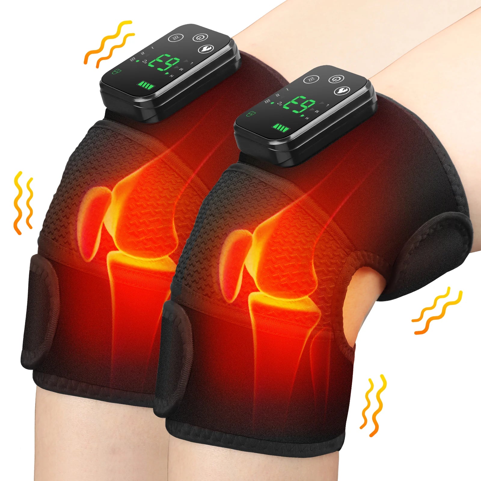 Heated Vibration Massage Shoulder and Joint Wrap - 26