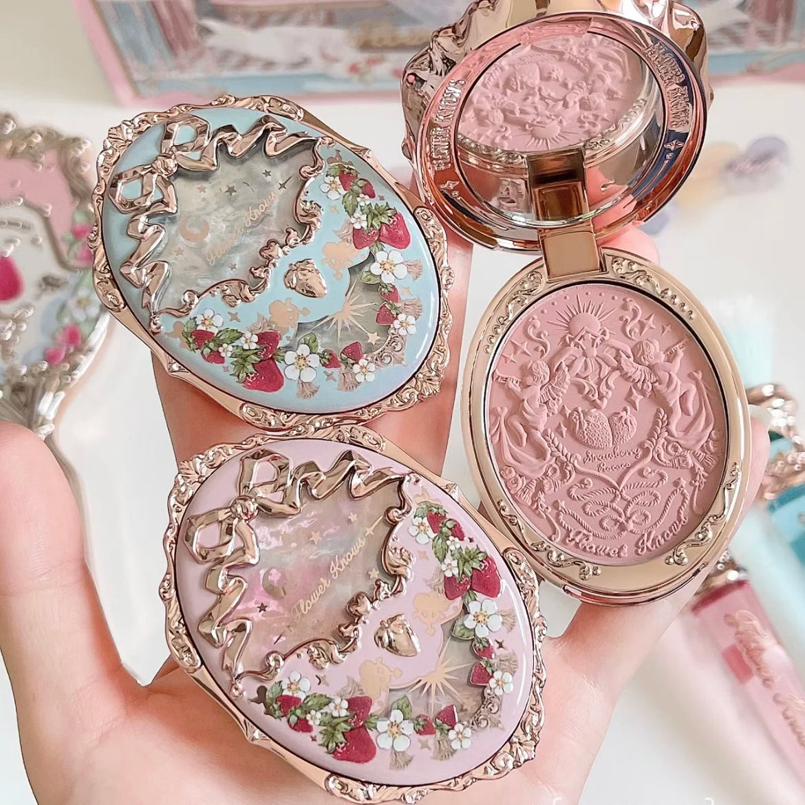 Embossed Long-Lasting Powder Blush for Silky Smooth Skin - 2