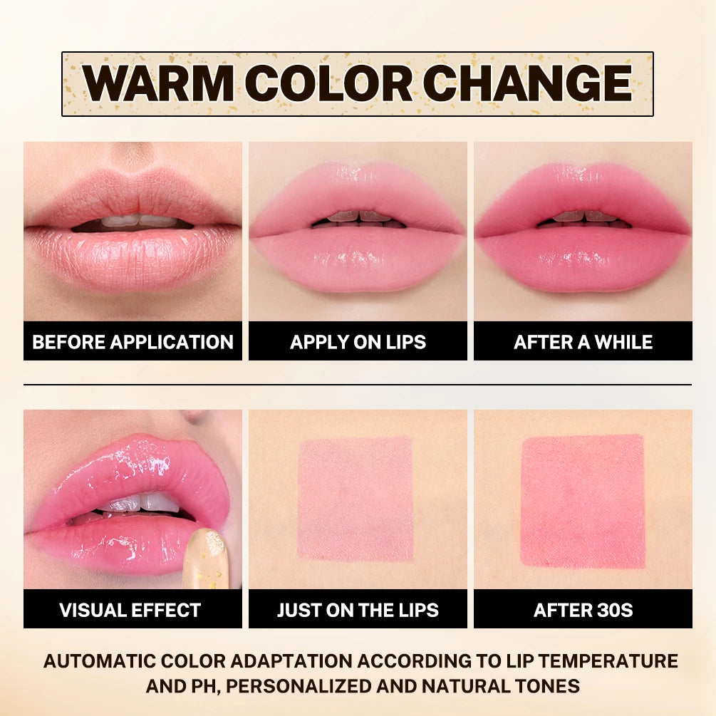 Color-Changing Moisturizing Glitter Lip Balm - 5